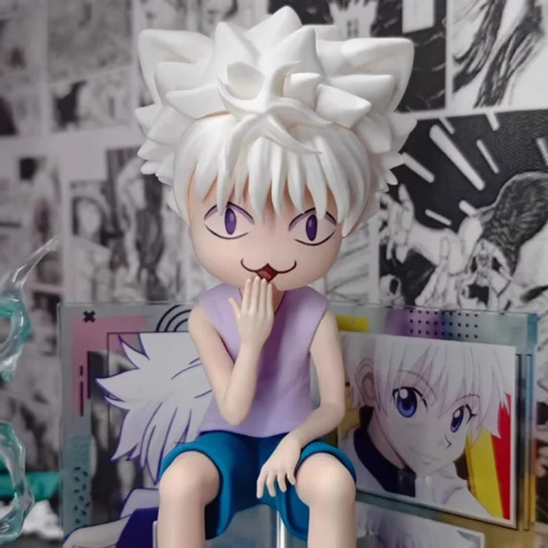 "Hunter × Hunter Killua Zoldyck Baby Face Sitting PVC Figure"
