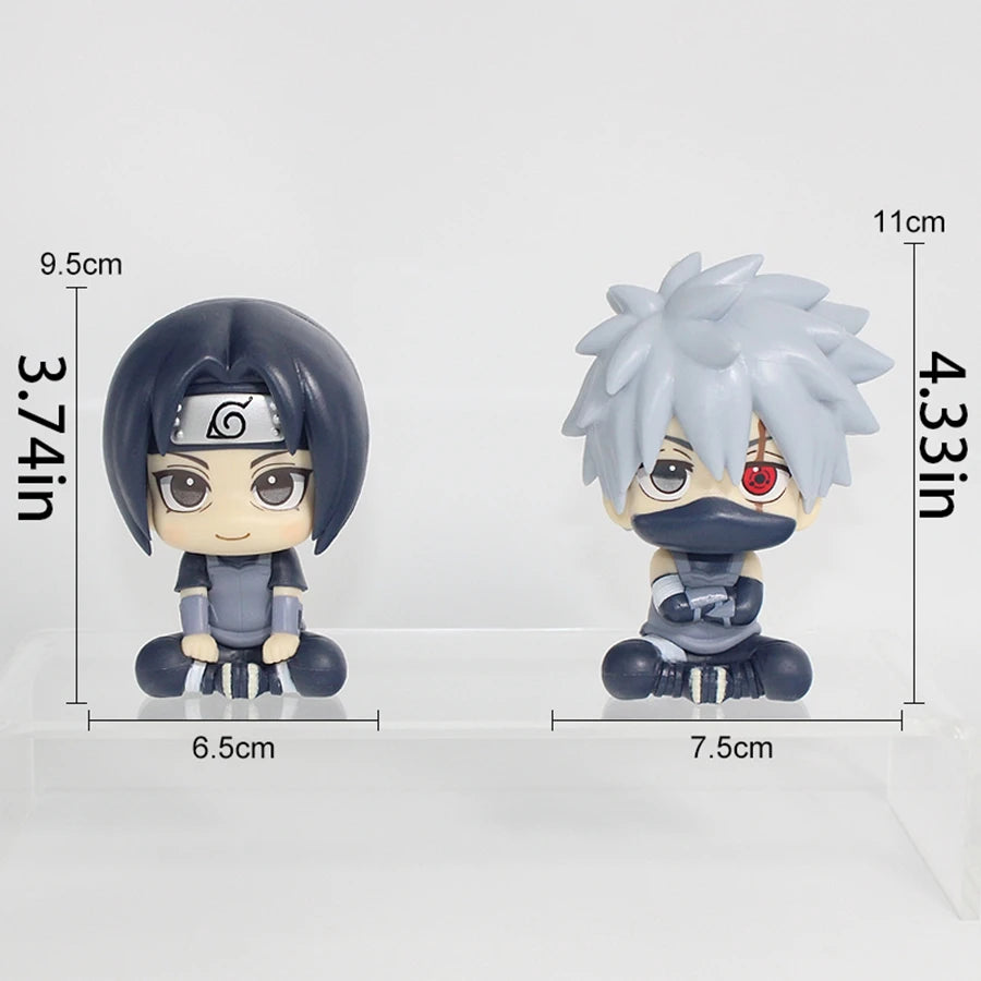 "Naruto Shippuden Itachi & Kakashi Q Ver. 10cm PVC Figures"