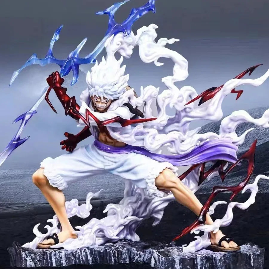 "One Piece Luffy Raiden Gear 5 Lightning 25cm PVC Figure"