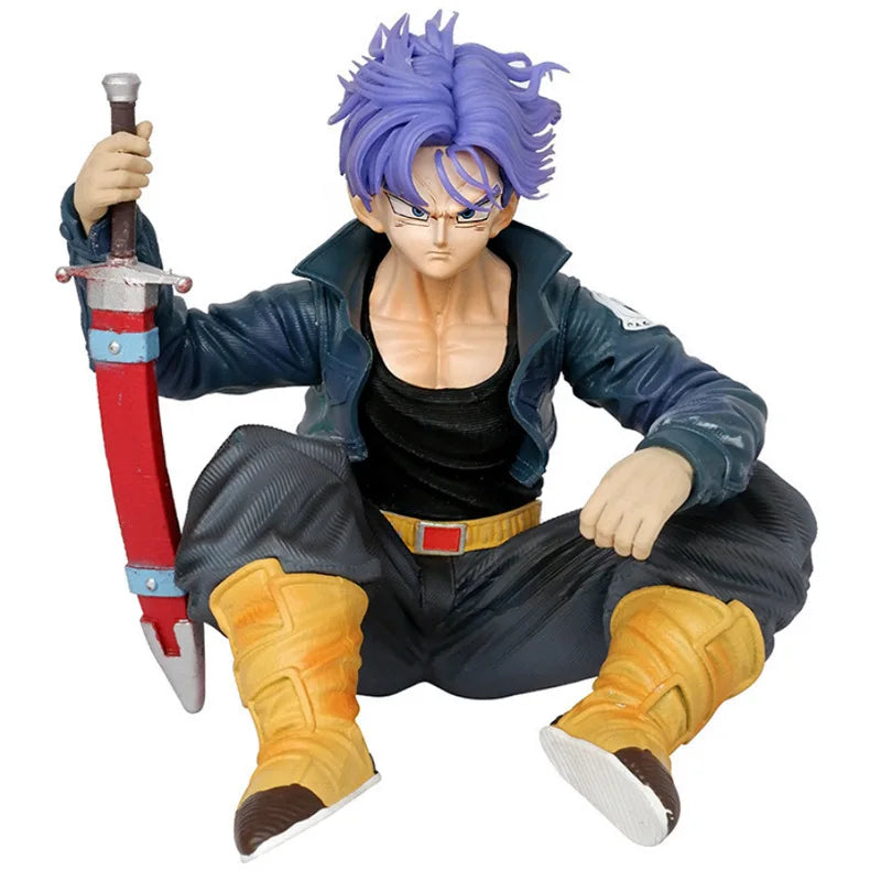 "Dragon Ball Z Trunks Super Saiyan 10cm Sitting PVC Figure"