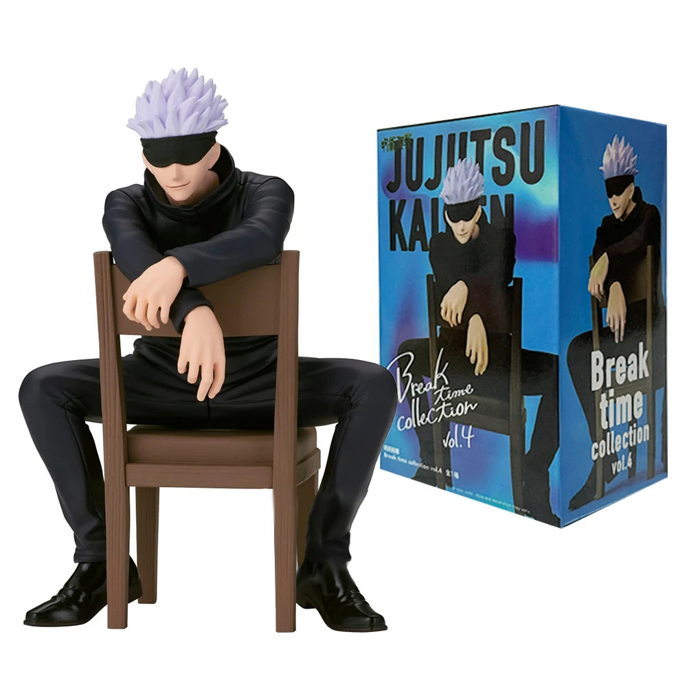 "Jujutsu Kaisen Gojo Satoru 11cm Rest Time Sitting PVC Figure"