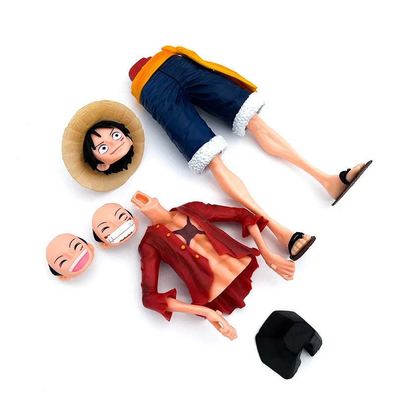 "One Piece Luffy Face-Changing Figure (28cm)"