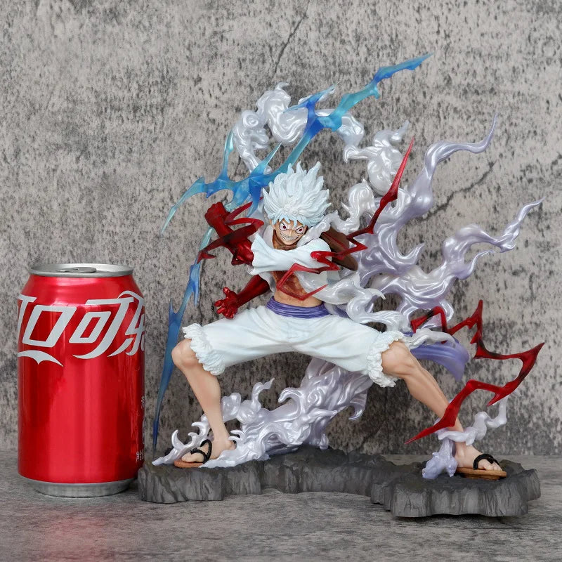 "One Piece Luffy Raiden Gear 5 Lightning 25cm PVC Figure"