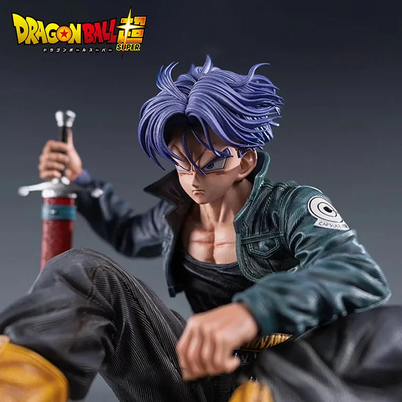 "Dragon Ball Z Trunks Super Saiyan 10cm Sitting PVC Figure"