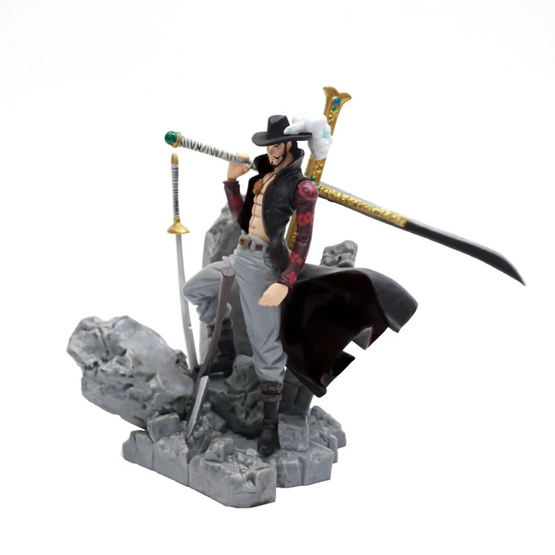 "One Piece Dracule Mihawk 14cm PVC Figure"