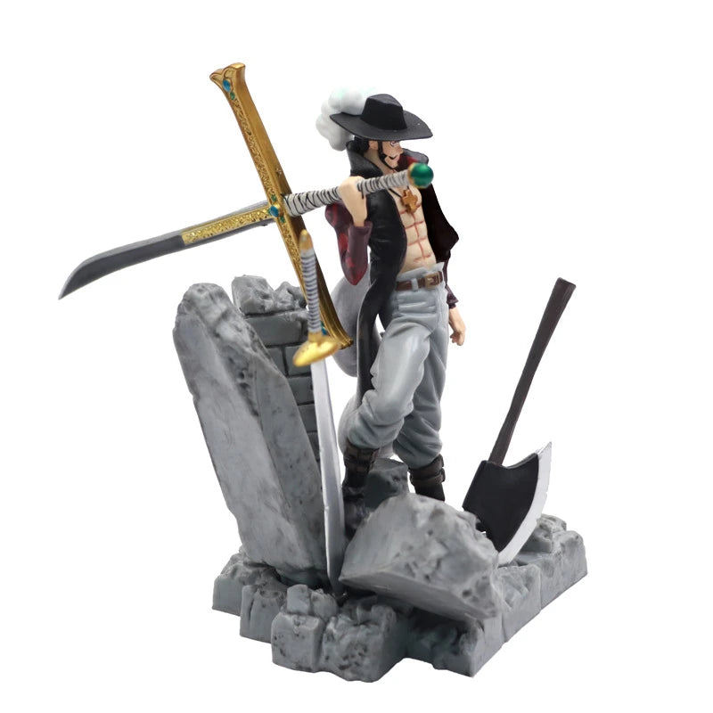 "One Piece Dracule Mihawk 14cm PVC Figure"