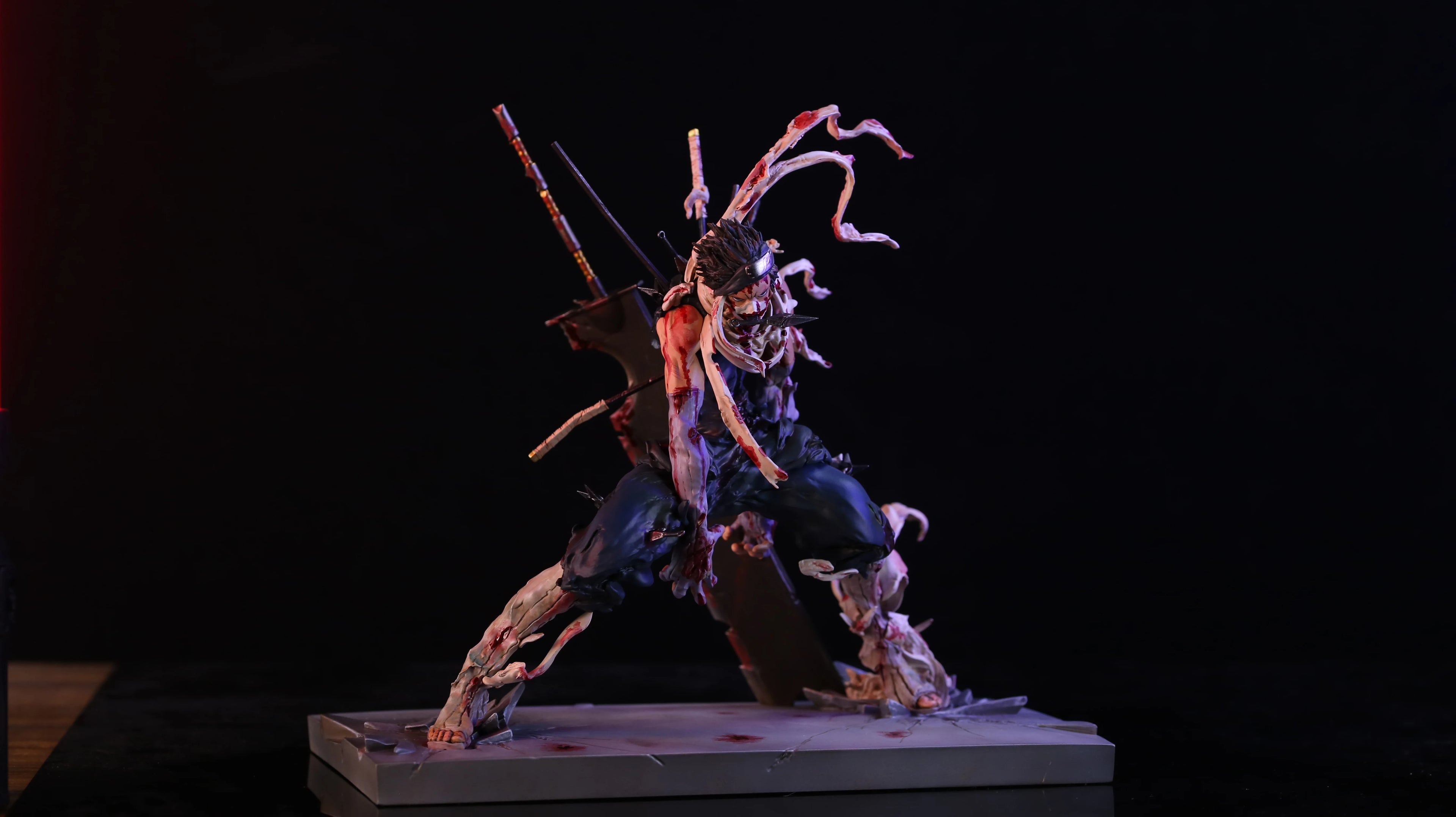 "Naruto Zabuza & Kakashi 24–28cm PVC Figures"