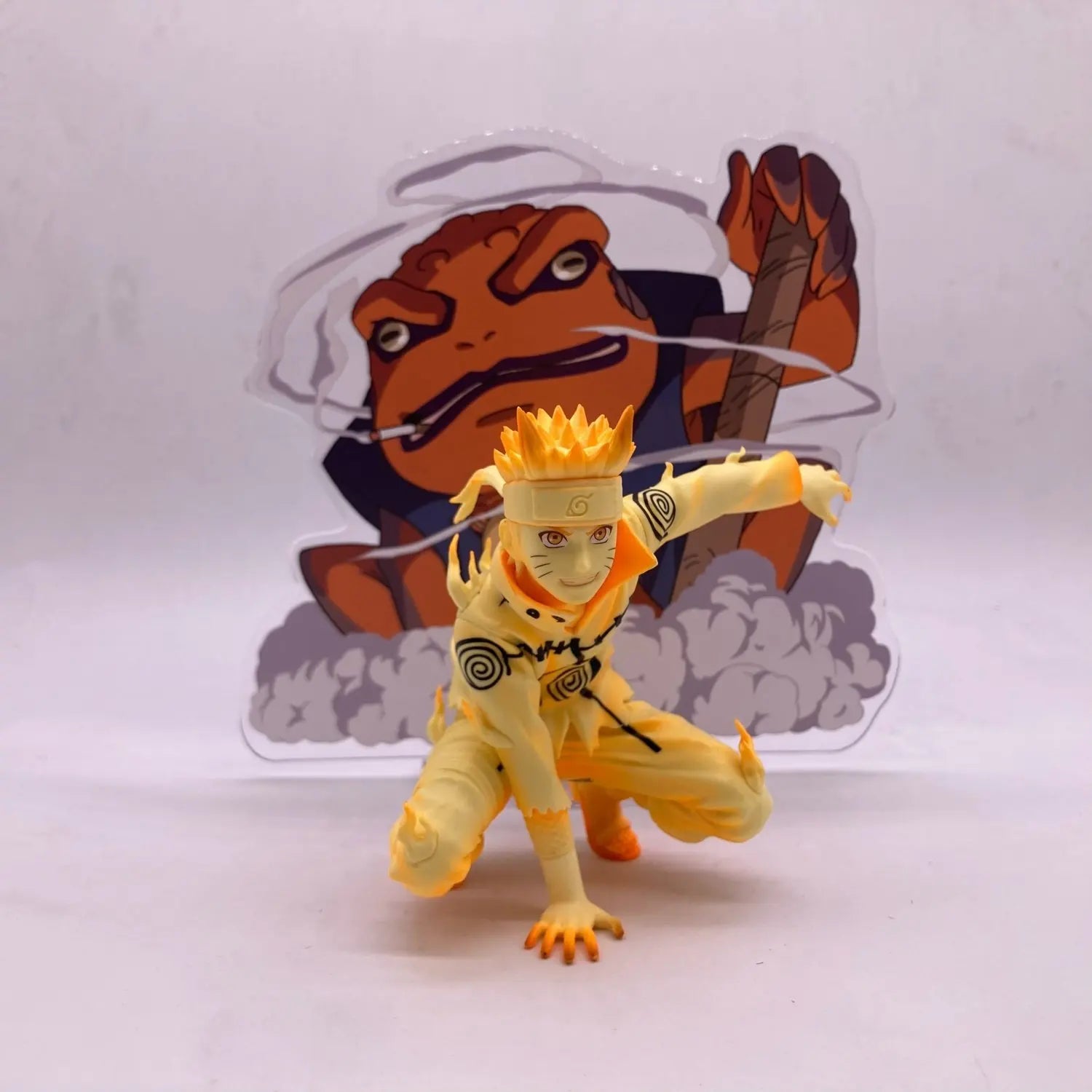 "Naruto Uzumaki Six Paths Gold 10cm PVC Figure"