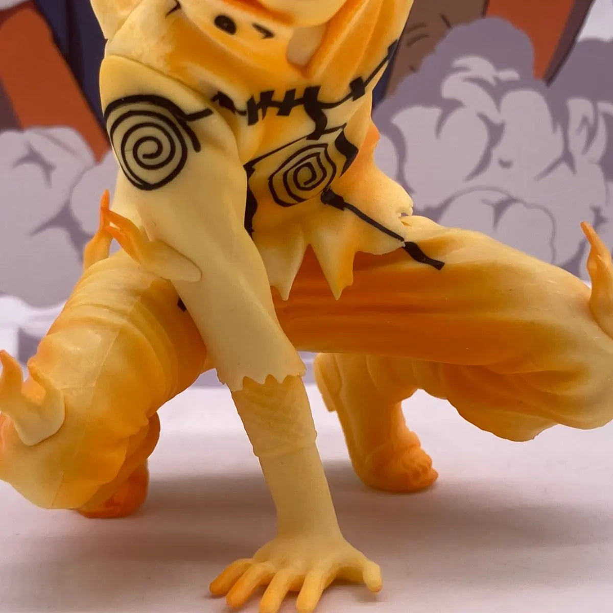 "Naruto Uzumaki Six Paths Gold 10cm PVC Figure"