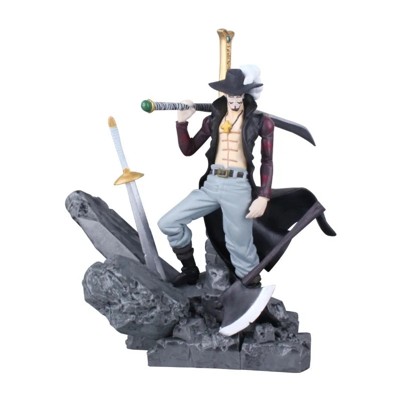 "One Piece Dracule Mihawk 14cm PVC Figure"