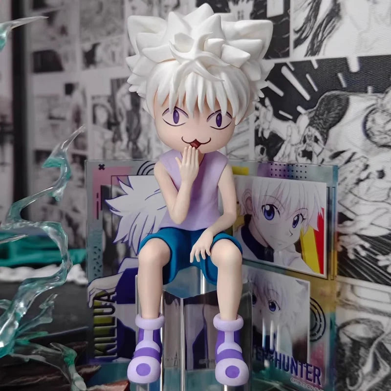 "Hunter × Hunter Killua Zoldyck Baby Face Sitting PVC Figure"
