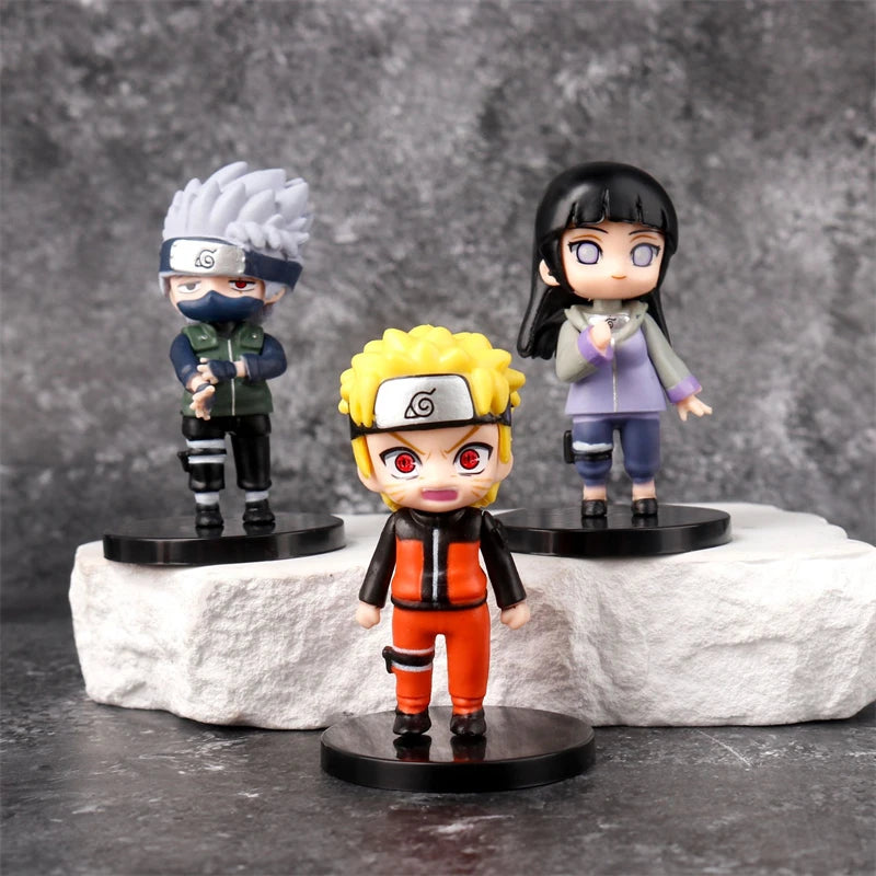 Naruto Mini Character Models – 12pcs Set