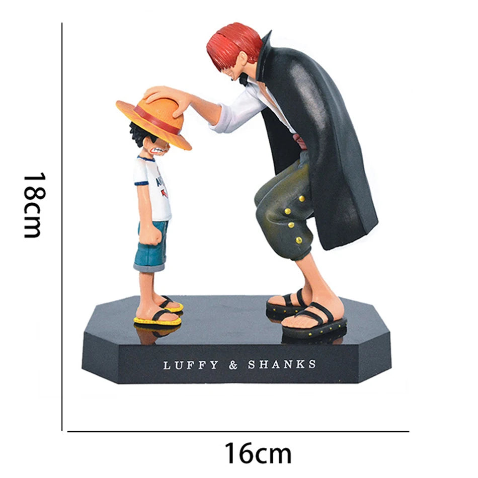 "One Piece Shanks & Luffy PVC Figure (18cm)"