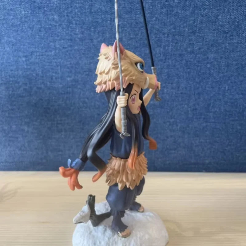 "Demon Slayer Nezuko & Inosuke 20cm PVC Figure"