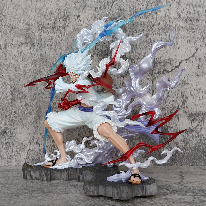 "One Piece Luffy Raiden Gear 5 Lightning 25cm PVC Figure"