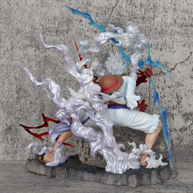 "One Piece Luffy Raiden Gear 5 Lightning 25cm PVC Figure"