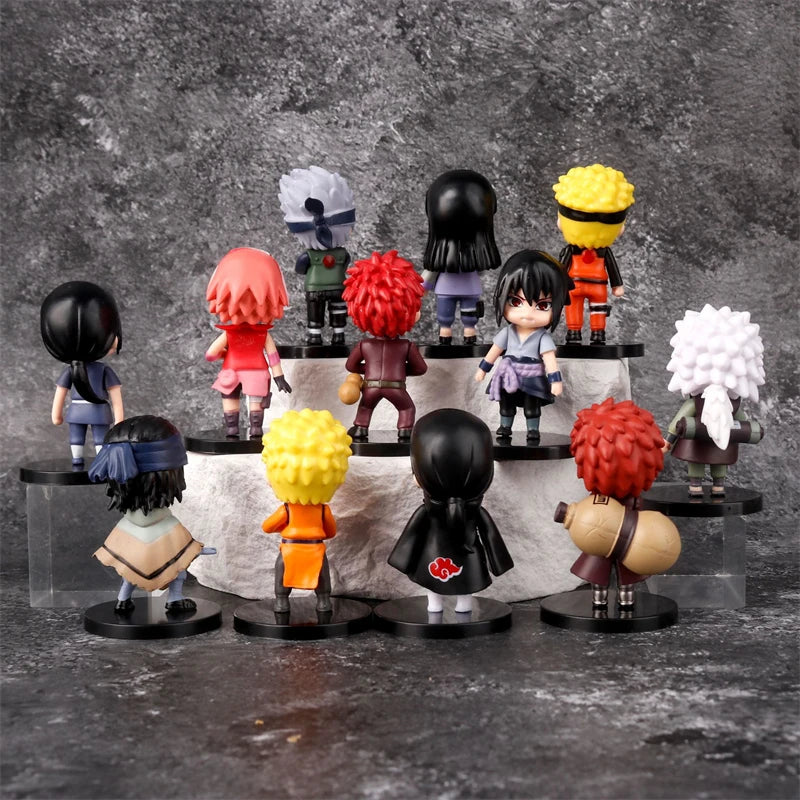Naruto Mini Character Models – 12pcs Set