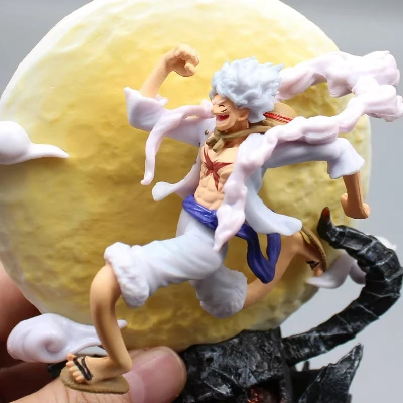 "One Piece Luffy Gear 5 Moon Fairy Figure 14cm"