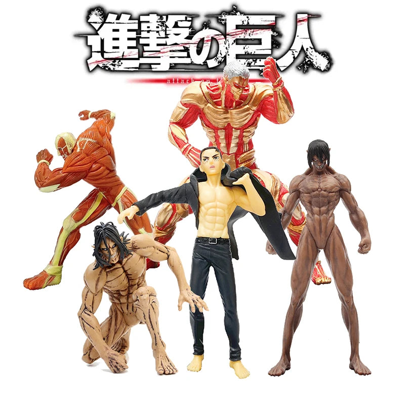 "Attack on Titan 16cm Titan Figures Set"