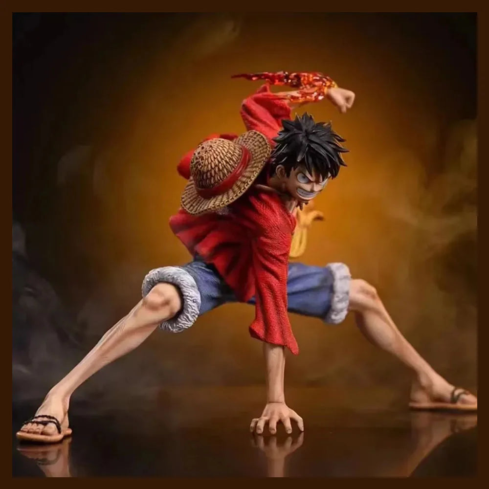 "One Piece Luffy 18cm Battle Style PVC Figure"