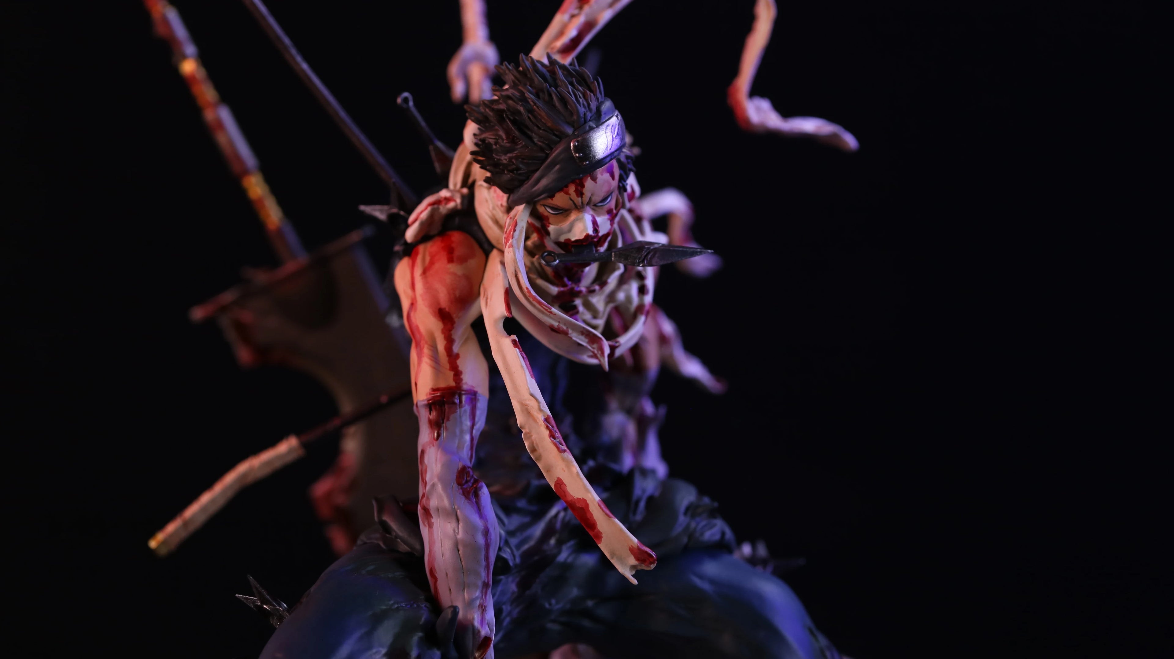 "Naruto Zabuza & Kakashi 24–28cm PVC Figures"
