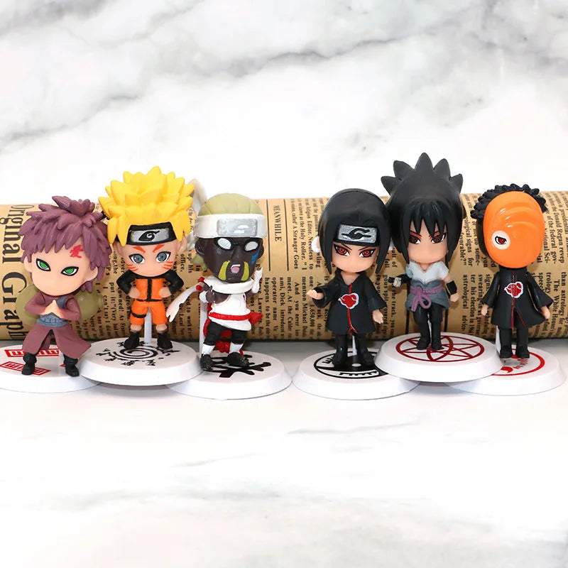 "Naruto Mini Figure Set (6pcs) 7_9cm"