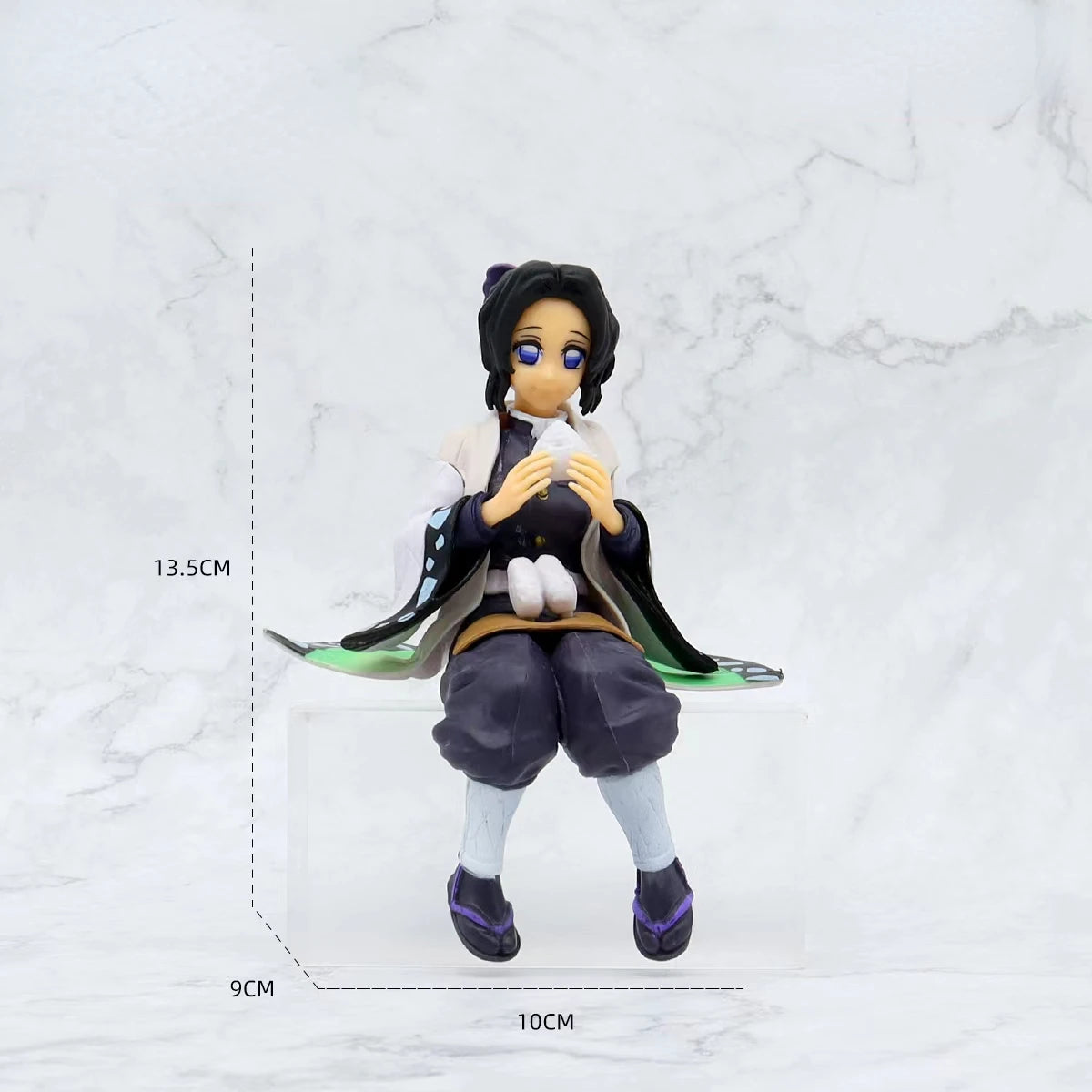 "Demon Slayer Tanjirou & Nezuko 10–15cm Sitting PVC Figures"