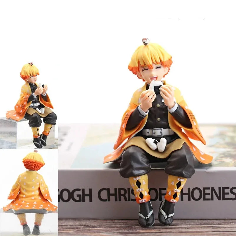 "Demon Slayer Tanjirou & Nezuko 10–15cm Sitting PVC Figures"