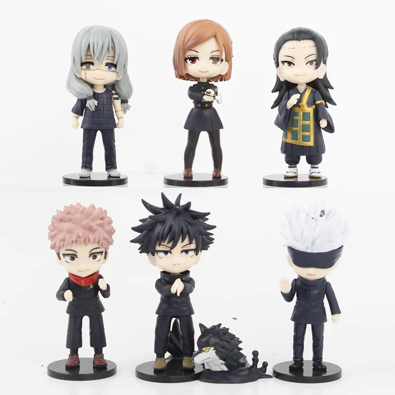 "Jujutsu Kaisen Q Posket 7pcs Mini Figure Set"