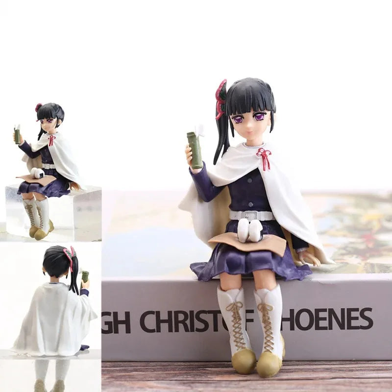 "Demon Slayer Tanjirou & Nezuko 10–15cm Sitting PVC Figures"