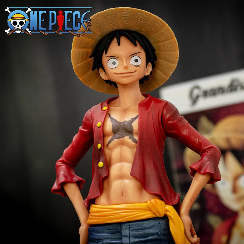 "One Piece Luffy Face-Changing Figure (28cm)"