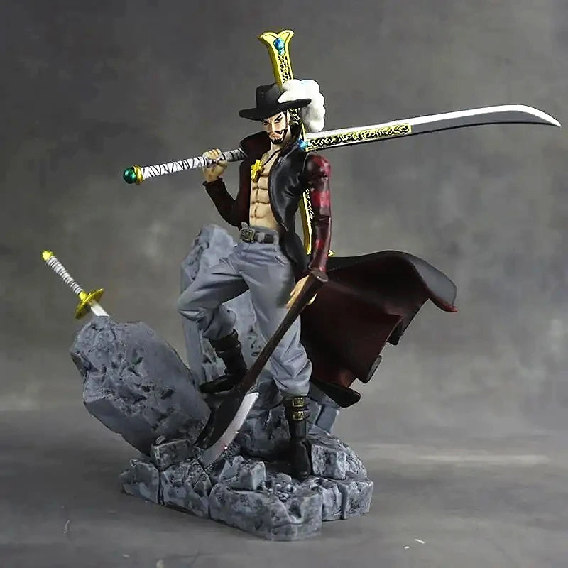 "One Piece Dracule Mihawk 14cm PVC Figure"