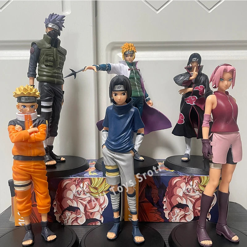 "Naruto Shippuden Uchiha Itachi & Sasuke PVC Figures"